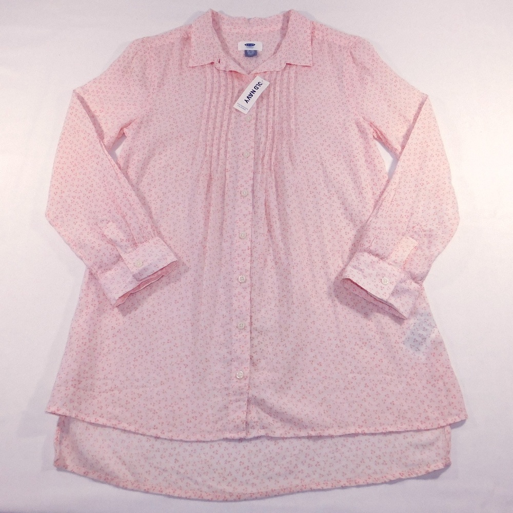 NWT Old Navy Womens 3/4 Sleeve Pleated Top, XL